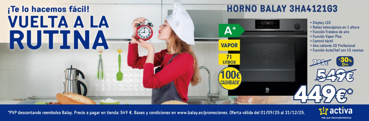 ACTIVA SEPTIEMBRE 2025 HORNO BALAY