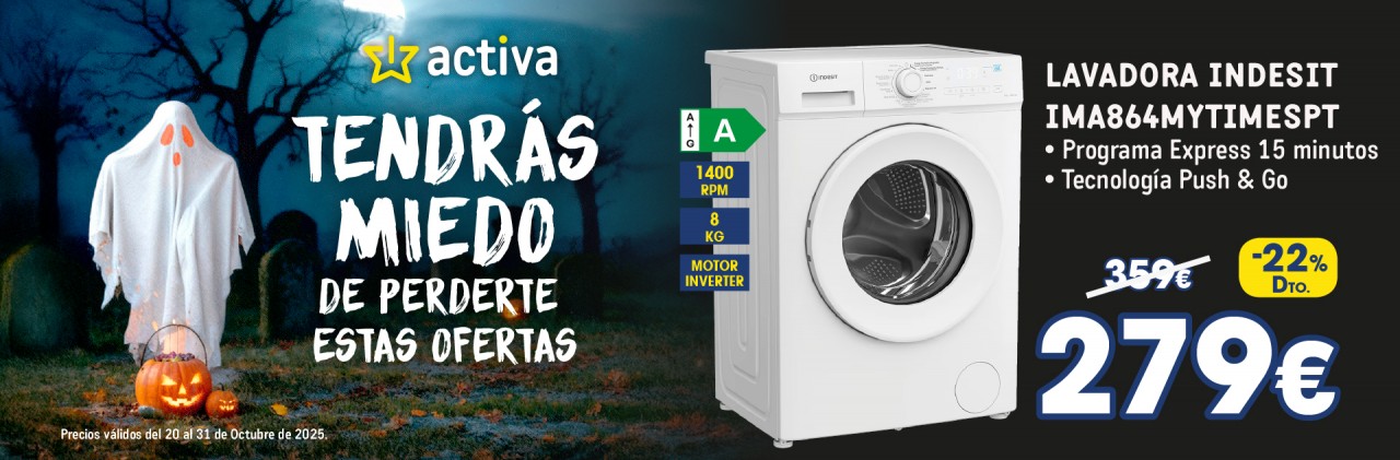 ACTIVA HALLOWEEN 2025 LAVADORA