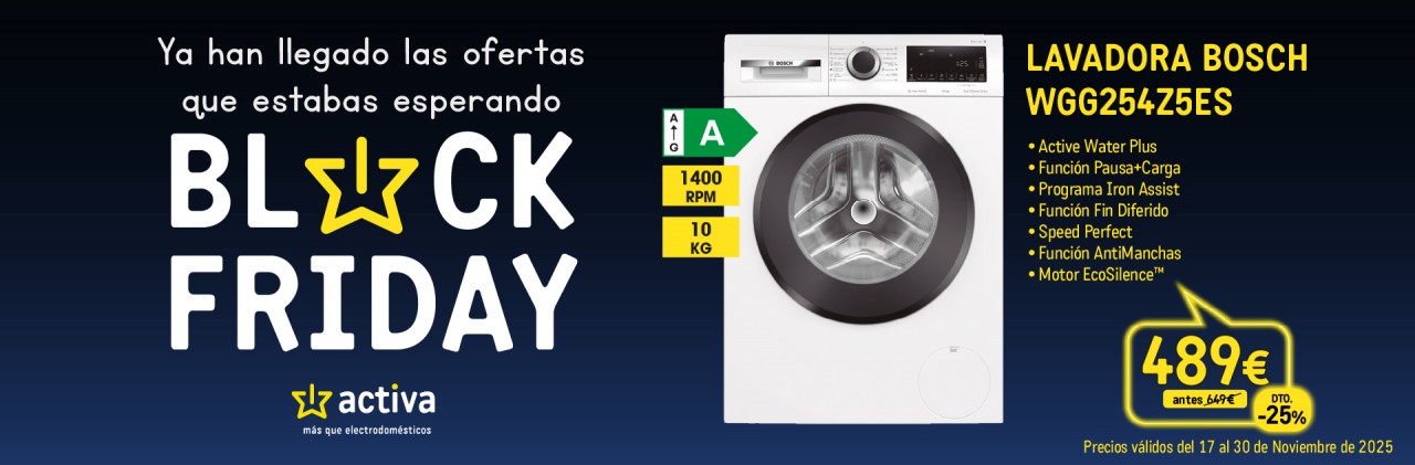 ACTIVA BLACK 2025 LAVADORA
