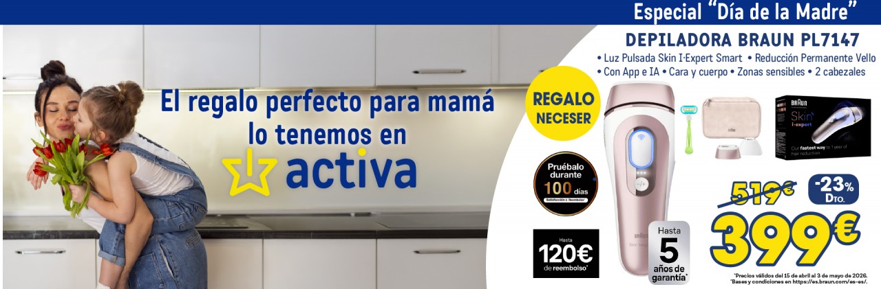 ACTIVA - DIA DE LA MADRE - DEPILADORA 1