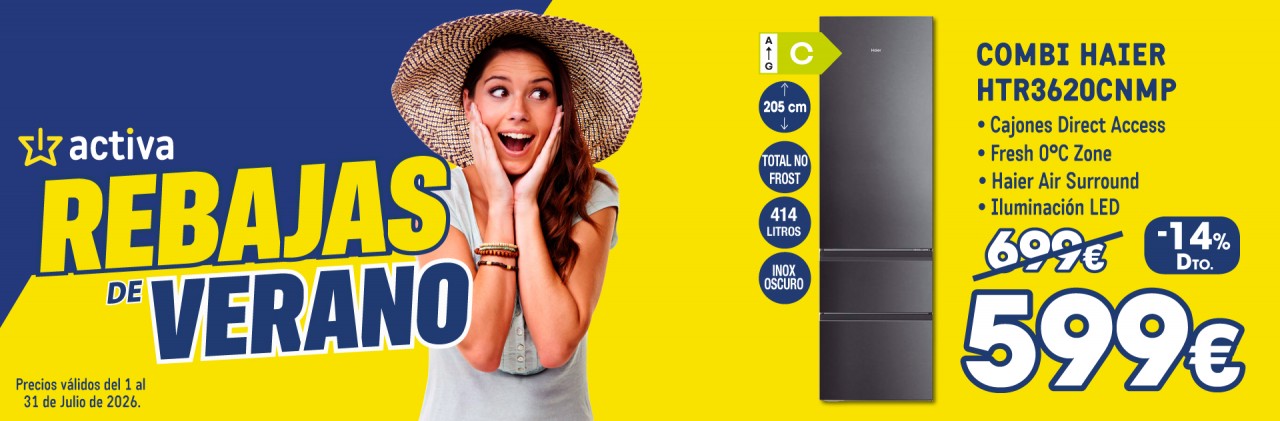 ACTIVA - REBAJAS - JULIO 26 - COMBI HAIER