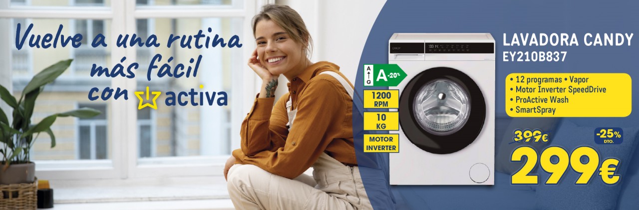ACTIVA - VUELTA A LA RUTINA - SEPT. 26 - LAVADORA