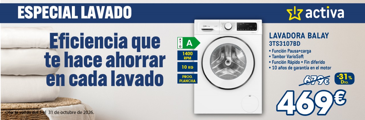 ACTIVA - LAVADO - OCT. 26 - BALAY