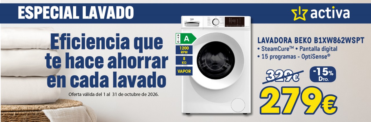 ACTIVA - LAVADO - OCT. 26 - BEKO